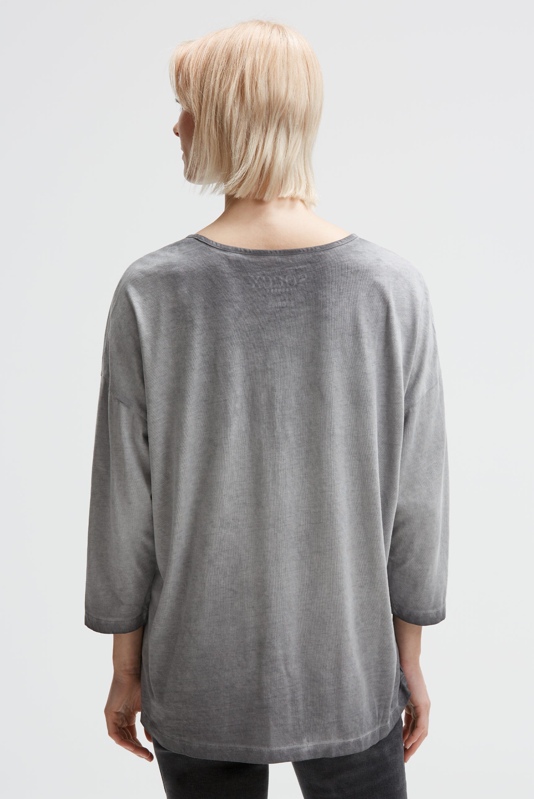 Oversized-Shirt Oil Dyed mit Artwork - 5