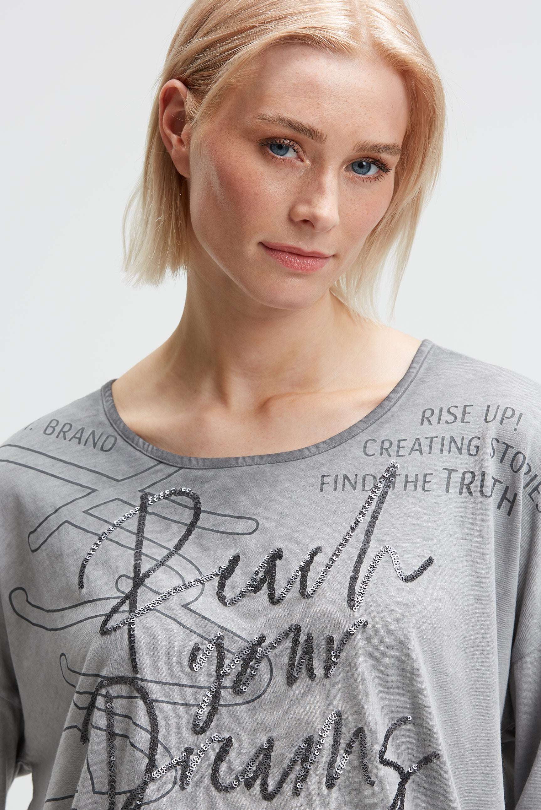 Oversized-Shirt Oil Dyed mit Artwork - 4