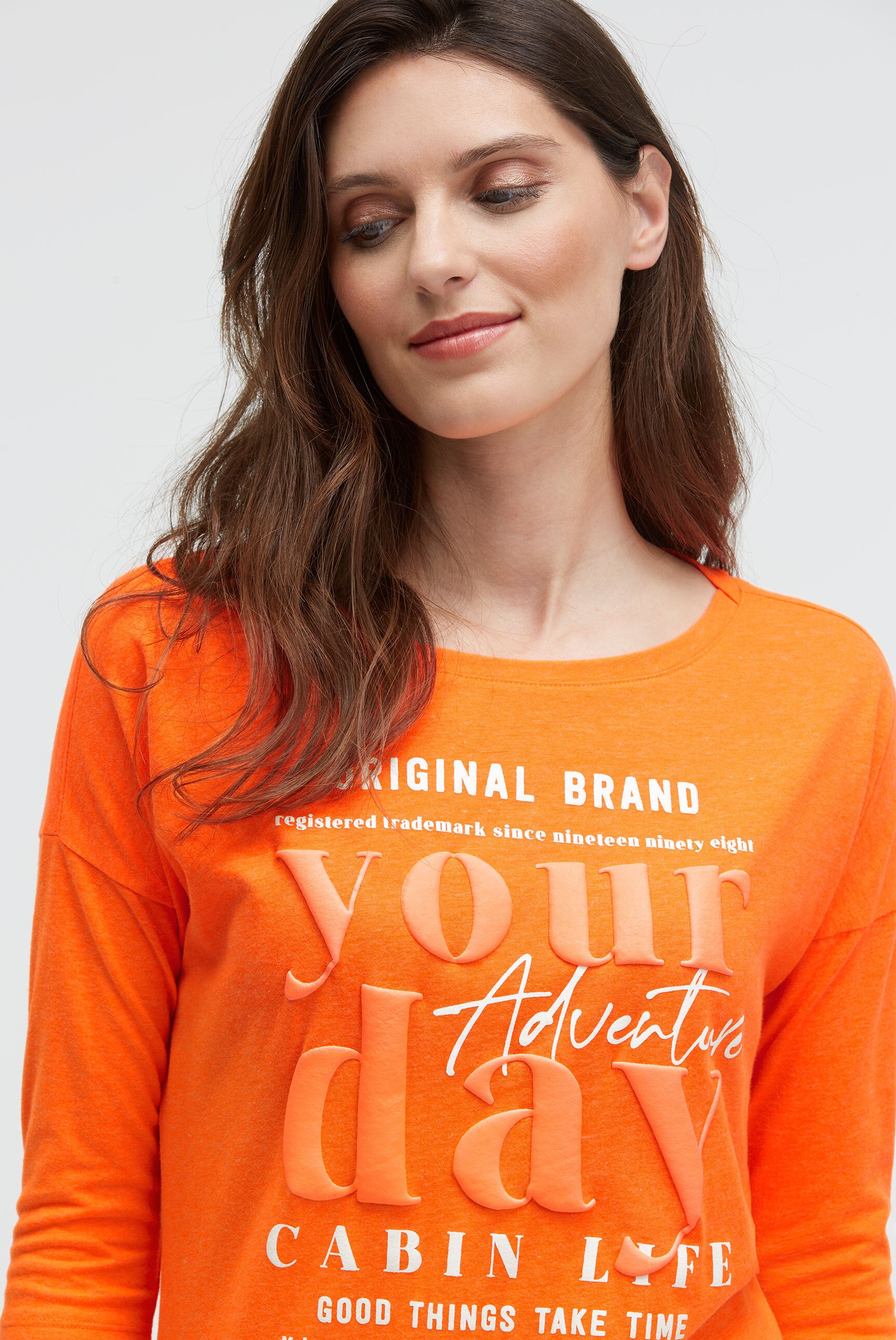 Koszulka z krótkimi rękawami i nadrukiem Label - 3