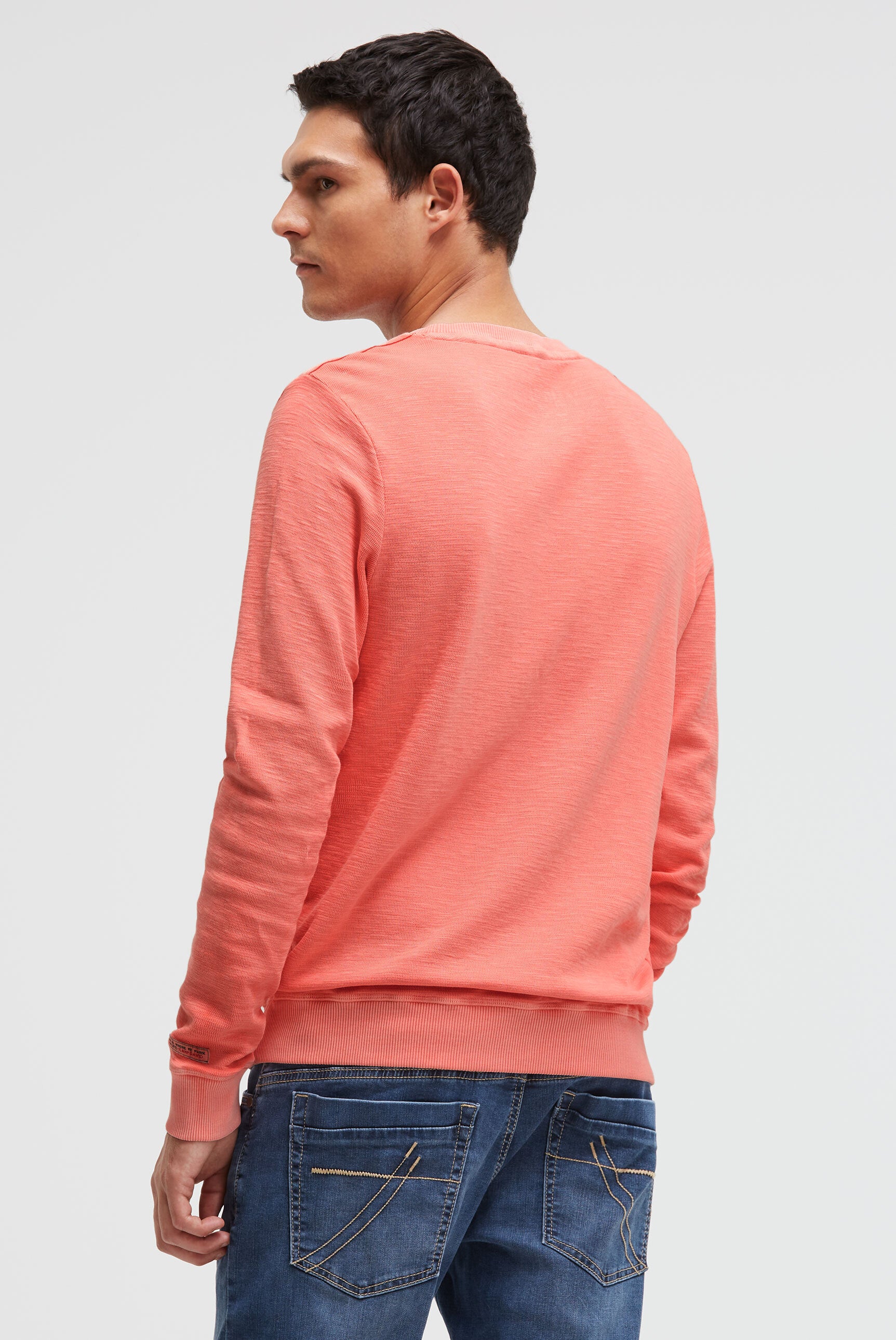 Sweatshirt aus Slub Interlock - 5